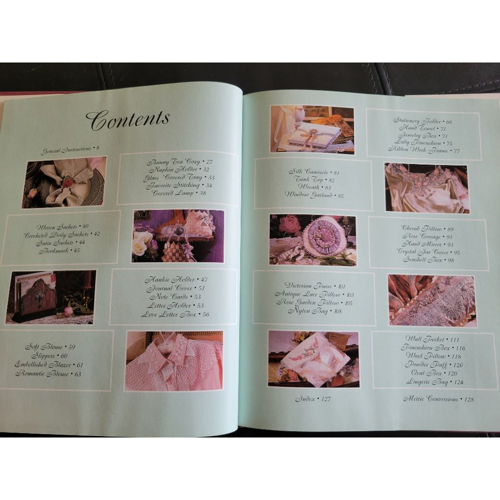 Vintage Romantic Silk Ribbon Keepsakes Hardcover Mary Jo Hiney - Picture 6 of 9